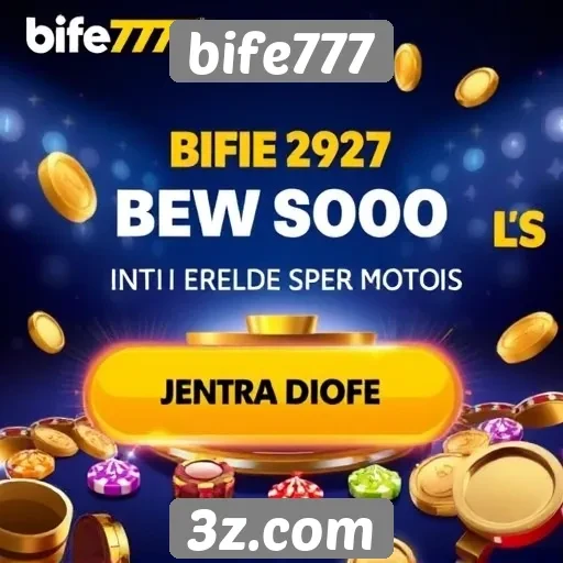 Promoções e bônus oferecidos no bife777